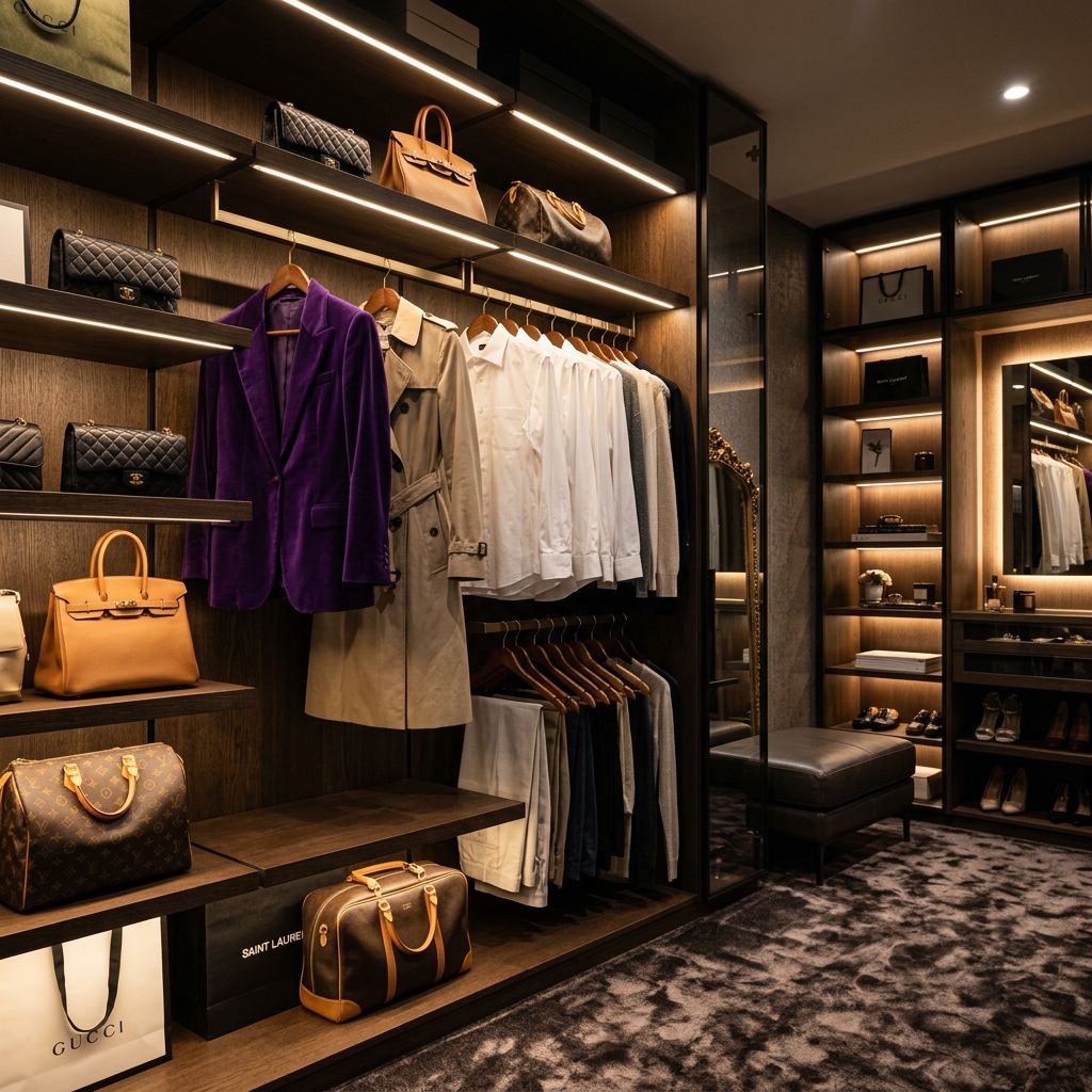 Luxury Closet Background