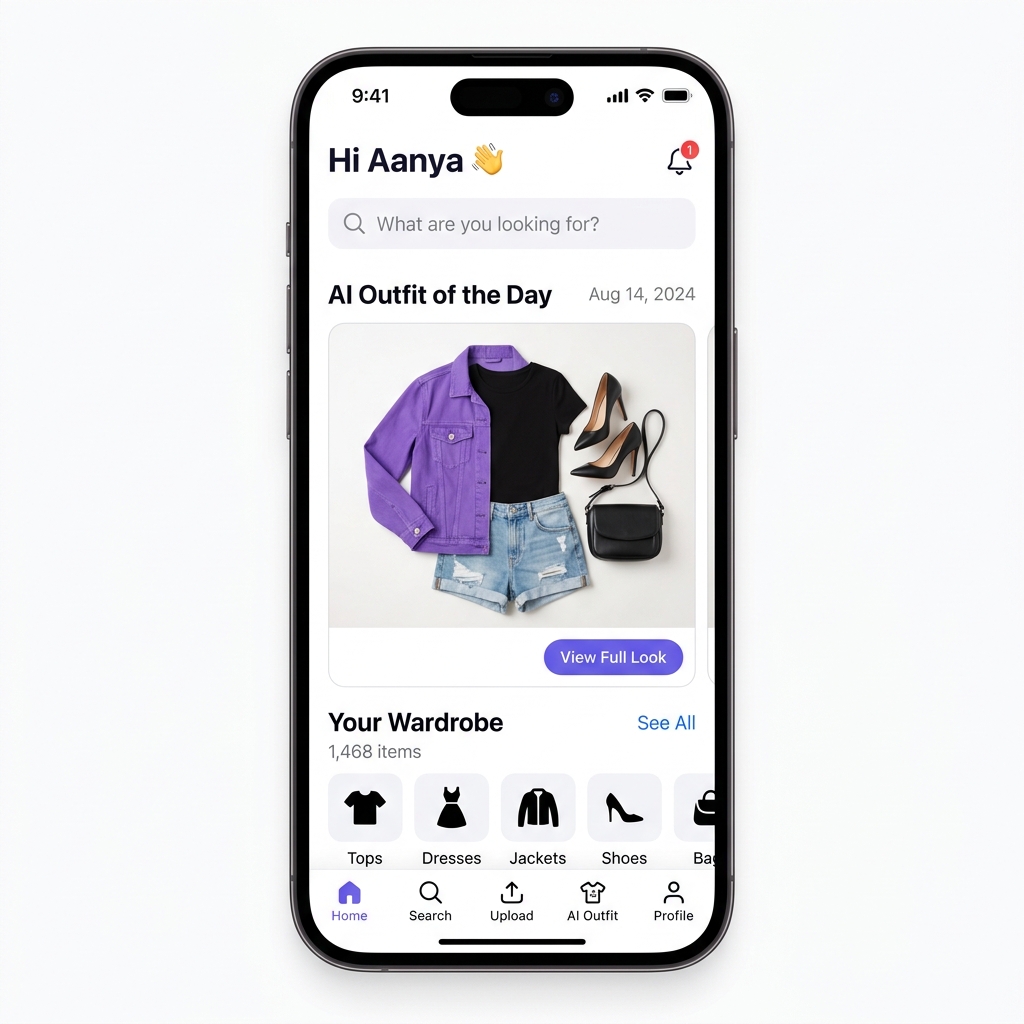 WASSET Wardrobe AI Mobile App